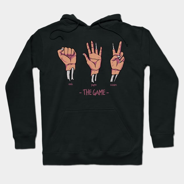 rock paper scissors Hoodie by PlasticGhost